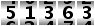 51363