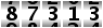 87313