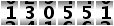 130551
