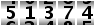 51374