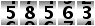 58563