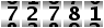 72781