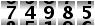 74985