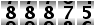 88875