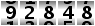 92848
